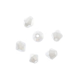4mm Bicone Opaque White AB