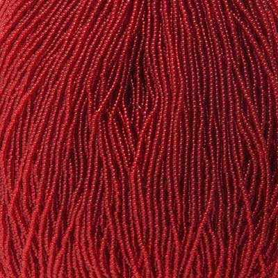 Czech Seed Bead 11/0 Transparent Red #4941