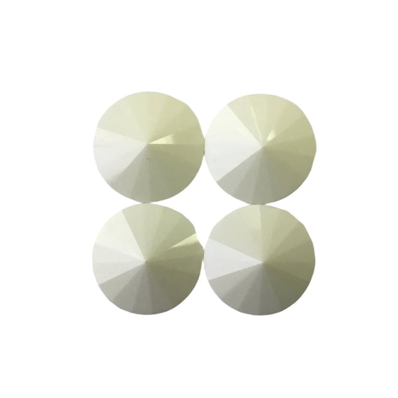 Round - White Cabs (3 pairs) 25mm