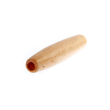 Hairpipe Bone Beads - 1” Antique Ivory (100 pieces)