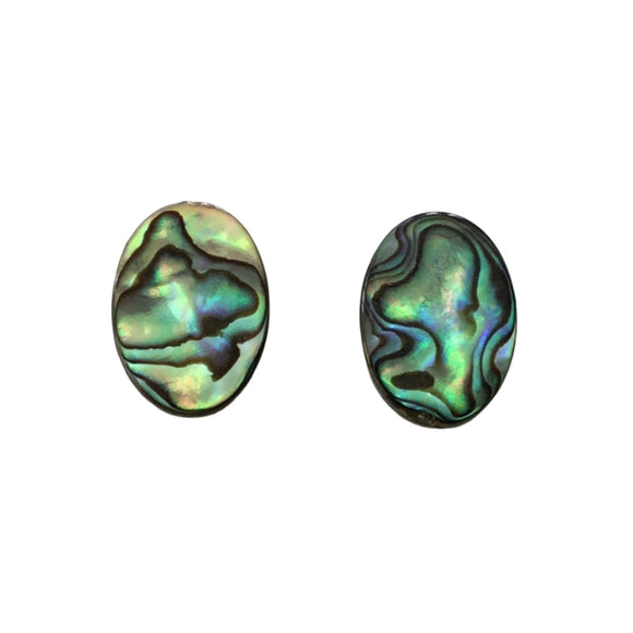 Abalone - Oval (1 pair) 18x13mm