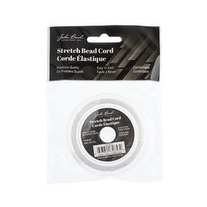 Clear - STRETCH BEAD CORD .5mm x 25m