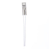 3x4mm Rondelle Opaque White Matte