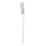 3x4mm Rondelle Opaque White AB
