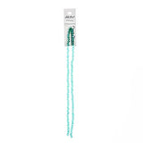 3x4mm Rondelle Transparent Dark Green AB