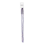 3x4mm Rondelle Opaque Purple Iris