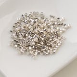 Cylin Bead- 11/0 Electro Silver 25g