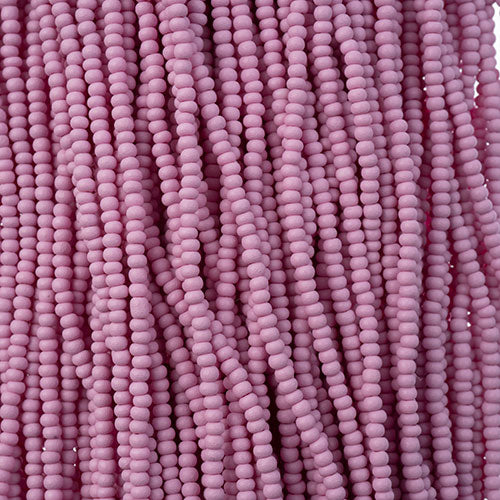 Czech Seed Beads 11/0 PermaLux Dyed Chalk Violet Matt Strung #3173