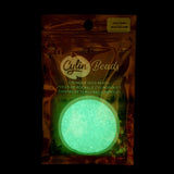 Cylin Bead- 11/0 Glow in the Dark AB Blue 25g