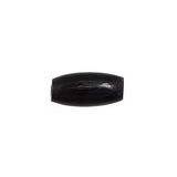 Hairpipe Bone Beads - 0.5” Black (100 pieces)