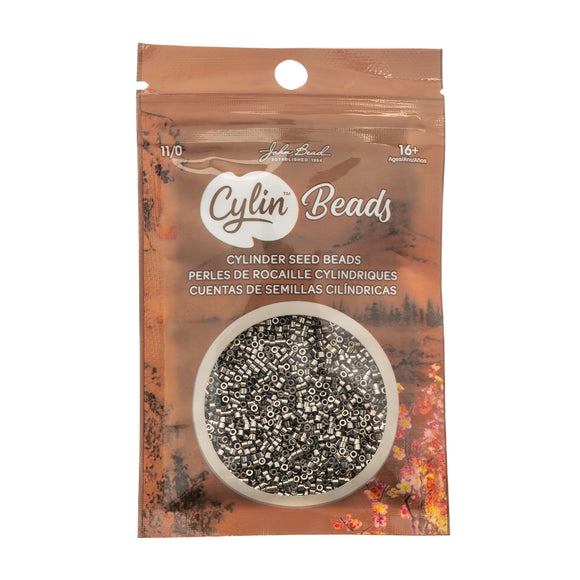 Cylin Bead- 11/0 Steel 25g