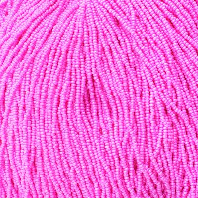 Czech Seed Bead 11/0 Opaque Dyed Rose #5001
