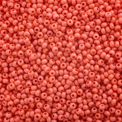 Czech Seed Bead 11/0 Chalk Pink Solgel VIAL #2002