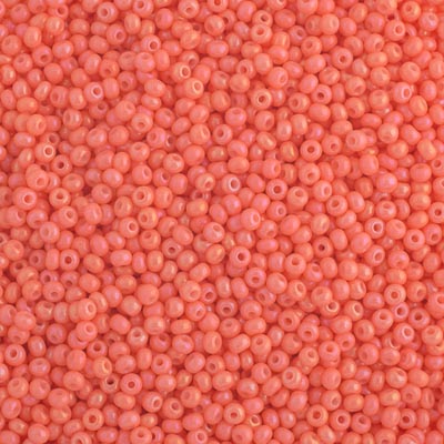 Czech Seed Bead 11/0 Chalk Pink Solgel Rainbow VIAL #2003