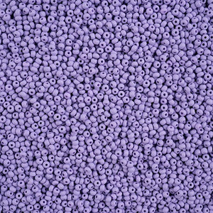 Czech Seed Beads 11/0 PermaLux Dyed Chalk Lavender Matt VIAL #3175B