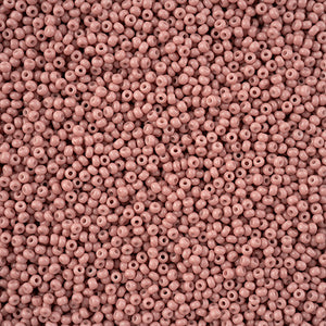 Czech Seed Bead 11/0 Lavender Chalk Dyed Solgel VIAL #3239