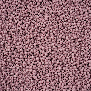 Czech Seed Bead 11/0 Plum Chalk Dyed Solgel VIAL #3240