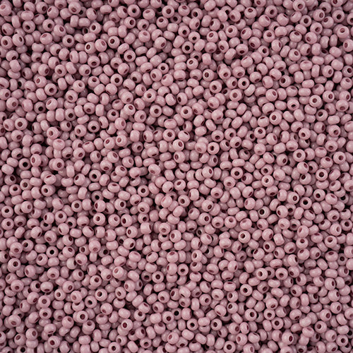 Czech Seed Bead 11/0 Plum Chalk Dyed Solgel VIAL #3240