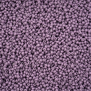 Czech Seed Bead 11/0 Orchid Chalk Dyed Solgel VIAL #3241