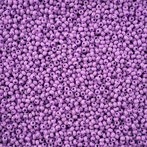 Czech Seed Bead 11/0 Grape Chalk Dyed Solgel VIAL #3242