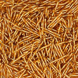 Czech Twisted Bugles 25mm S/L Gold