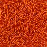 Czech Twisted Bugles 25mm S/L Orange