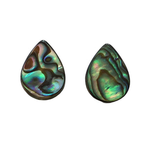 Abalone - Teardrop (1 pair) 14x10mm