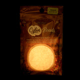 Cylin Bead- 11/0 Glow in the Dark AB Coral 25g