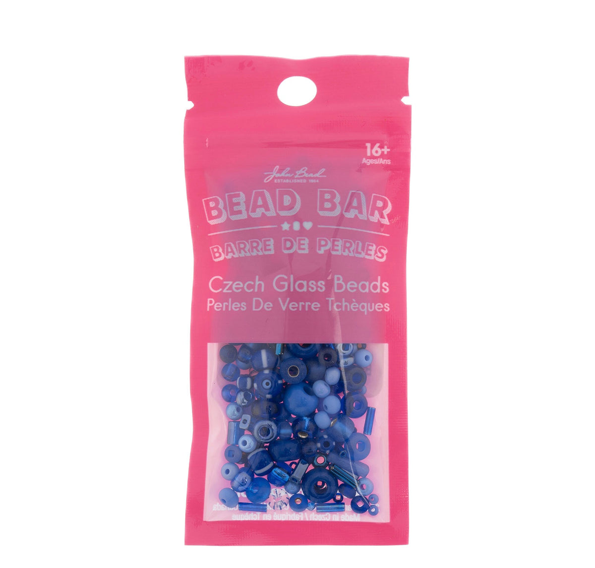 Bead Bar Czech Bead Mix- Blue 20g – Culture Shock Bead Co.