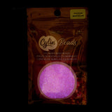 Cylin Bead- 11/0 Glow in the Dark AB Rose 25g