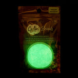 Cylin Bead- 11/0 Glow in the Dark AB Green 25g