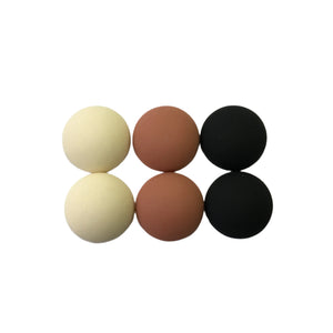 Round  - Matte Cab Multi Pack (3 pairs) 18mm