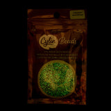 Cylin Bead- 11/0 Glow in the Dark AB Grey 25g