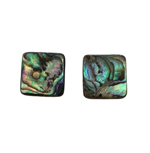 Abalone Shell - Square (1 pair) 15x15mm