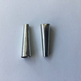 Cones 21mm - 3/4” Silver (20pc)