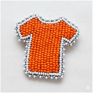 Workshop - Beaded Orange Shirt Pin