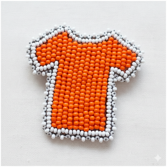 Workshop - Beaded Orange Shirt Pin