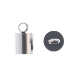 End Cap - Stainless Steel 10x6.5mm (8 pieces)