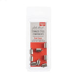 End Cap - Stainless Steel 10x5.5mm (8 pieces)