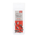 End Cap - Stainless Steel 8x4.5mm (10 pieces)