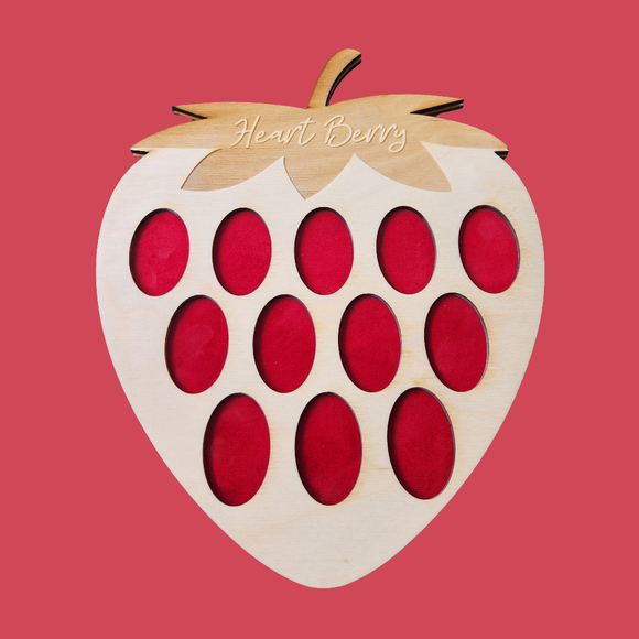 Strawberry Bead Board - Heart Berry