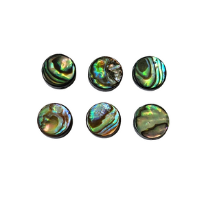 Abalone Shell - Round (3 pairs) 8mm