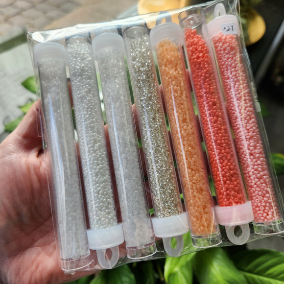 Bead set 11/0 Preciosa Czech Seed Beads 7 Vial Set 5