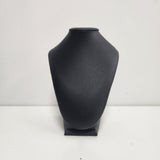 Necklace Stand - Black Leatherette - 6.5 inches