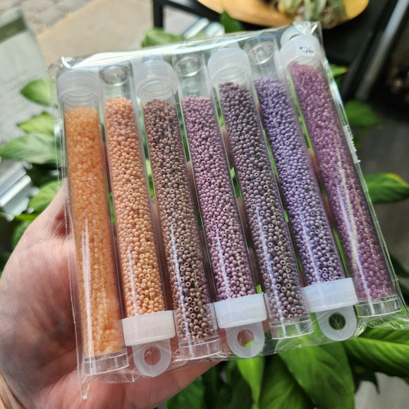 Bead set 11/0 Preciosa Czech Seed Beads 7 Vial Set 4