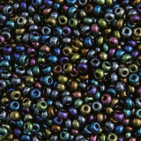 Czech Seed Bead 10/0 Metallic Iris Multi- VIAL