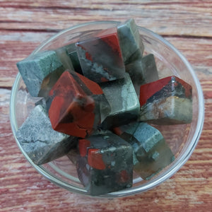 African Bloodstone Cube