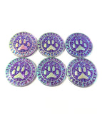 Wolf Paw Cabs - Purple AB (3 pairs) 25mm