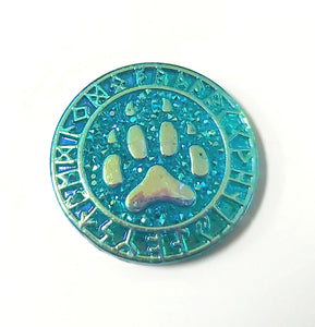 Wolf Paw Cabs - Teal AB (3 pairs) 25mm