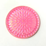 Starburst Round Cabs -Pink (2 pairs) 35mm